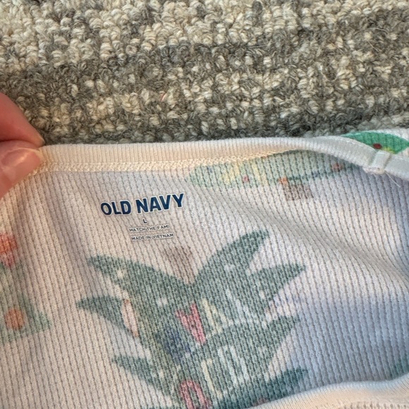 Old Navy Festive Tree Print Pajama Set - Picture 2 of 2